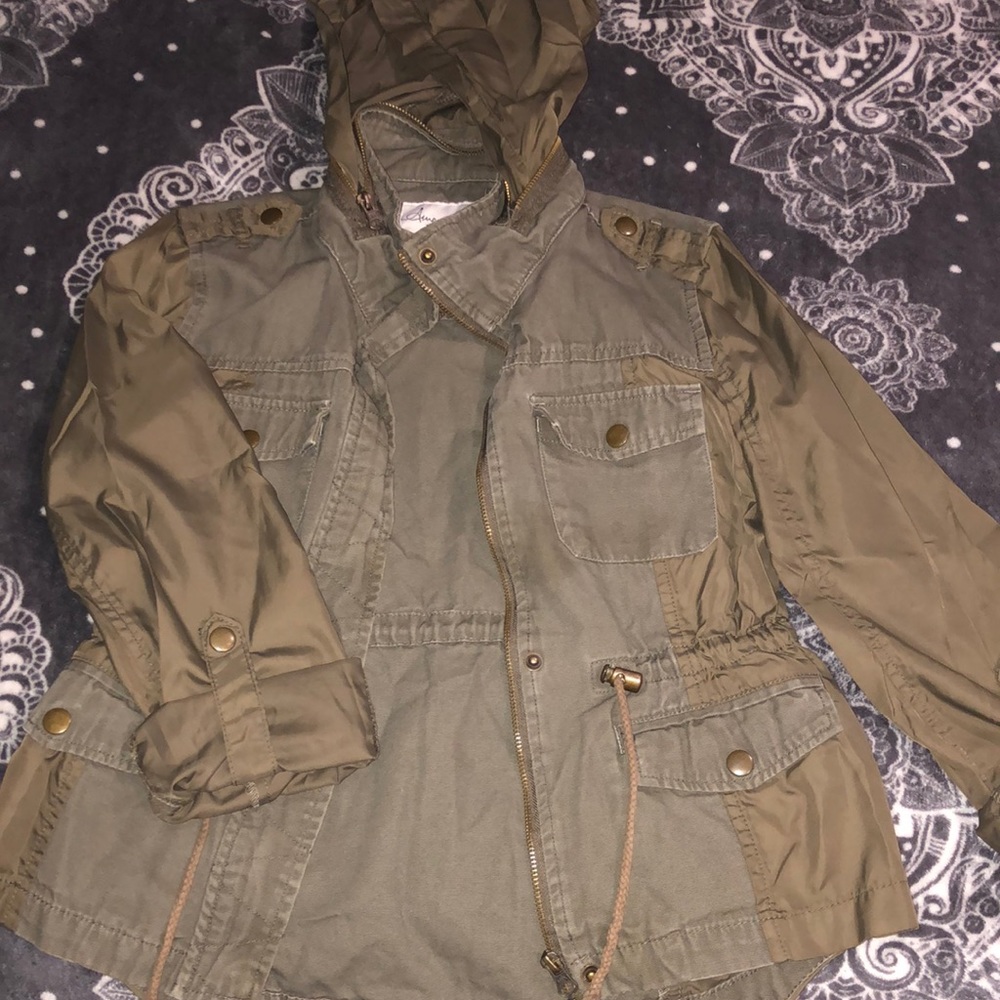 Army green American Rag jacket